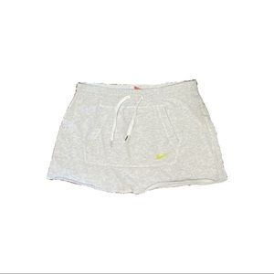 light gray/silver Nike skirt with pocket